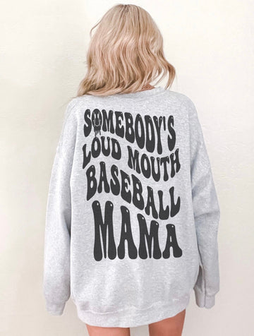 Loud Mouth Mama Sweatshirt - Multiple Sports